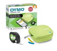 Dymo LetraTag 200B Bluetooth Label Maker | Compact Label Printer | Connects Through Bluetooth Wireless Technology to iOS and Android | Includes 1 White Paper Label Tape | Pistachio Yellow