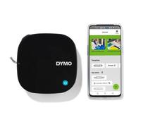 DYMO LetraTag 200B Bluetooth Label Maker | Compact Label Printer | Connects Through Bluetooth Wireless Technology to iOS and Android | Includes 1 White Paper Label Tape | Black