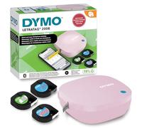 Dymo LetraTag 200B Pink Bluetooth Label Maker Value Pack | Compact Label Printer | Connects Through Bluetooth Wireless Technology to iOS and Android | Includes 3 Assorted Label Tapes
