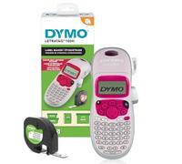 Dymo LetraTag LT-100H Handheld Aesthetic Label Maker | ABC Keyboard Label Printer with Easy-to-Use, 13 Character LCD Screen | Great for Home & Office Organization | Pink (New)