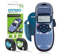 Dymo LetraTag LT-100H Label Maker Starter Kit+, Handheld Label Printer Machine, with Paper, Clear Plastic Label Tape & Machine Holder, Ideal for Office or Home, New