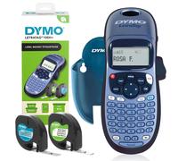 DYMO LetraTag LT-100H Label Maker Starter Kit+ | Handheld Label Printer Machine | with PaperClear Plastic Label Tape & Machine Holder