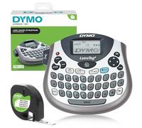 Dymo LetraTag LT-100T Labelling Device, Portable Labeling Device with QWERTZ Keyboard, Silver, Ideal for Office or Home