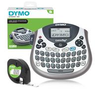 Dymo LetraTag LT-100T Labelling Device, Portable Labeling Device with QWERTZ Keyboard, Silver, Ideal for Office or Home
