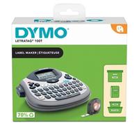 Dymo LetraTag LT-100T Label Maker Portable Label Printer With QWERTY Keyboard Silver Ideal For The Office Or At Home