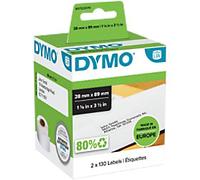 DYMO LW Address Labels 99010 Black on White Self Adhesive 28 mm x 89 mm 260 Labels