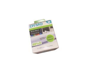 DYMO LW Address Labels 99012 Genuine Black on White 36 mm x 89 m 2 Rolls of 260