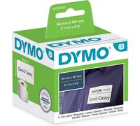 DYMO LW Large Shipping Labels/Name Badges, 54mm x 101mm, Roll of 220 Easy-Peel Labels, Self-Adhesive, for LabelWriter Label Makers, Authentic