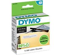 DYMO LW Multipurpose Label Authentic 11355 18432 Adhesive Black on White 19 x 51 mm 500 Labels