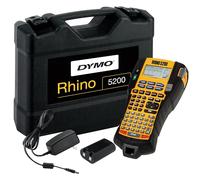 Dymo Rhino 5200 Industrial Label Maker | Labelling Machine Kit Case | Time-Saving Hot Keys, Prints Fast, Durable Label Maker For Job Sites and Heavy-Duty Labelling Jobs | UK Plug