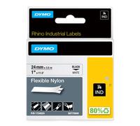 Dymo Rhino 24MM White Nylon Flexible Tape 1734524