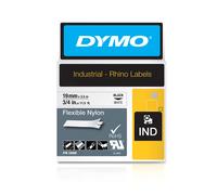 DYMO Rhino Industrial Flexible Nylon Labels 3/4"" x 11.5' Black Prin