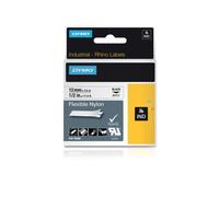Dymo Rhino Industrial Nylon Tape 12mmx4m White 18488