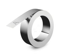 Dymo 31000 Non-Adhesive Aluminium 12mm Embossing Label Tape Roll Pack Of TEN