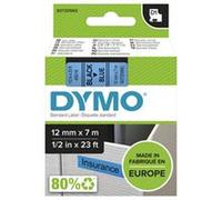 DYMO S0720560 D1 TAPE BLACK/BLUE 12MM