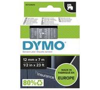 DYMO S0720600 D1 TAPE WHITE/CLEAR 12MM