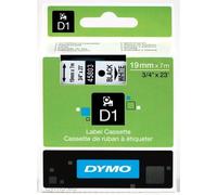 Original Dymo 45803 Black on White 19mm x 7m D1 Label Cartridge (S0720830) VATre
