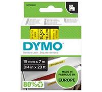 DYMO S0720880 D1 TAPE BLACK/YELLOW 19MM