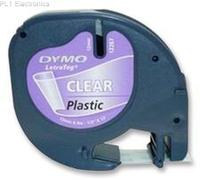 DYMO - S0721530 - LABEL, TAPE, PLASTIC, CLEAR, 12MMX4M