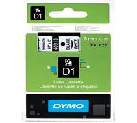 Dymo Thermal Brand Model Tape TT D1 40913 White-Black 9MMX7M POLIEST
