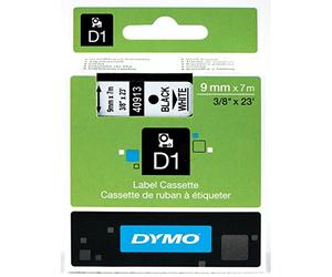 DYMO Thermal Brand Model Tape TT D1 40913 White-Black 9MMX7M POLIEST