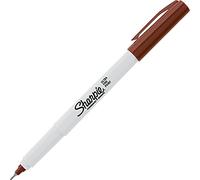 Dymo Ultra Fine Point Brown Permanent Marker - Permanent Markers (Brown, Multi-Colour, Plastic, Ultra Thin)