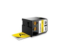 Dymo 1868775 DirectLabel-etikettes Vinyl black on yellow 54mm x 7m for