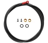 Dymoece 2000mm Hydraulic Disc Brake Hose Kit for Shimano BH90 System,Red/Gold/Silver (Red)