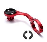 Dymoece Aluminium Alloy Out Front Bicycle Computer Combo Handlebar Mount for Garmin Edge 200 500 510 520 800 810 820 1000 1030 and Sport Action Camera,Compatible Handlebar Sizes 31.8mm 25.4mm