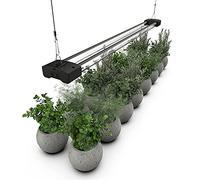 DYMOND BoostGro LED Grow Light Full Spectrum 5000K Daylight + 660nm Red Linkable Indoor Plant Lighting Fixture (3 FT, Black)