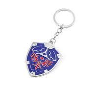 DYMSUP Alloy Keychain, Master Sword Link Hylian Shield Korak Yahaha Sheikah Slate Majora's Mask Keychain, Hylian Shield, S