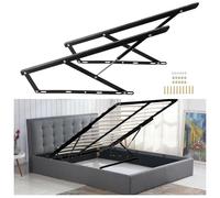 Dyna-Living 3FT Storage Bed Lift Mechanism Heavy Duty Gas Spring Kit for Box Bed Sofa, 60kg/132 lbs Loading Capacity, Black