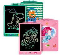 DYNA-PM 10 Inch LCD Writing Tablet for Kids, Drawing and Doodle Pad, Portable Educational Tablet for Plane & Car Activities, Travel Toy for Ages 3-12. Pack 2