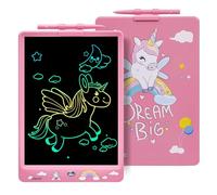DYNA-PM Unicorn Writing Tablet Kids 10 Inch, LCD Drawing Tablet Kids Magnetic Whiteboard Dinosaur Toy Gift 2 3 3 4 5 6 7 8 Years Old.