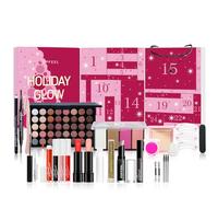Dynaeuty Makeup Advent Calendar 2025, Christmas 24 Days Countdown Calendar Makeup Gift Set, Christmas Individual Gift Box Calendar for Women Full Kit (C)
