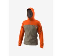Dynafit Alpine 3L Lightweight Hooded Jacket Light Brown Orange - S