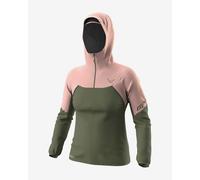 Dynafit Alpine GORE-TEX Light Jacket Forest Green Light Pink Women - L