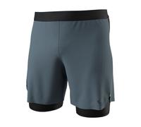 Dynafit - Trail running shorts - Alpine Pro 2/1 Shorts M Cinder for Men - Size S - Grey Grey S