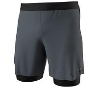 Dynafit - Trail running shorts - Alpine Pro 2/1 Shorts M Cinder for Men - Size L - Grey Grey L