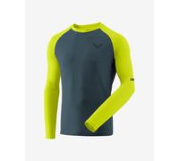 Dynafit Alpine Pro Long Sleeve T-Shirt Bluish Grey Yellow - XXL
