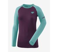 Dynafit Alpine Pro Long Sleeve T-Shirt Maroon Blue Sky Blue Women - S
