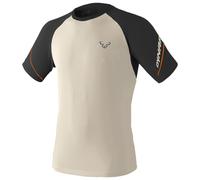 Dynafit Alpine Pro Short Sleeve T-Shirt White Beige Dark Grey - L