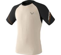 DYNAFIT Alpine Pro S/s Tee - Men - Beige / Black - size 50/L- model 2026 50/L