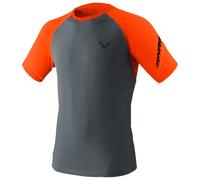 Dynafit Alpine Pro Short Sleeve T-Shirt Dark Grey Bright Orange - XL