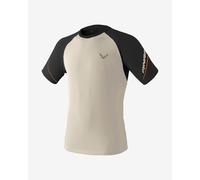 Dynafit Alpine Pro Short Sleeve T-Shirt White Beige Dark Grey - M