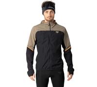 Dynafit Alpine Wind lightweight hooded jacket black light brown greyish - S