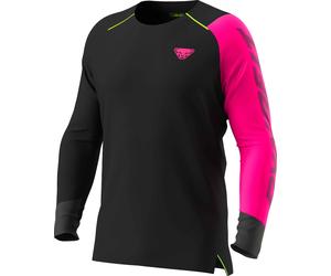 Dynafit - Breathable long-sleeved T-shirt - Dna Longsleeve M Pink Glo for Men - Size M Pink M