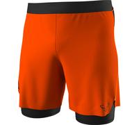 Dynafit - Breathable running shorts - Alpine Pro 2/1 Shorts M Alabama for Men - Size XL - Orange Orange XL
