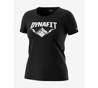 Dynafit Graphic Short Sleeve T-Shirt Black White Logo Women - S