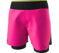 Dynafit - Lightweight, breathable running shorts - Dna Ultra W 2/1 Shorts Pink Glo for Women - Size M Pink M